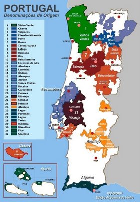 portugal-mapa-produção-vinícola