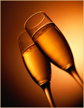 champagne celebrar a vida