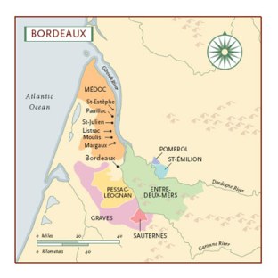 mapa-das-regiões-de-vinho-de-bordeaux